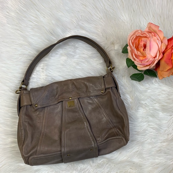 💥SOLD!!Kooba Gray Leather Hobo Bag - Picture 3 of 8